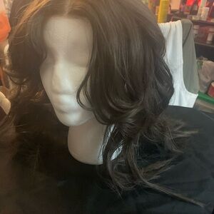 Beautiful Walnut Brown Wavy Hair Wig by DWY she is lace front..new condition